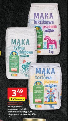 Mąka luksusowa pszenna Auchan pewni dobrego promocja