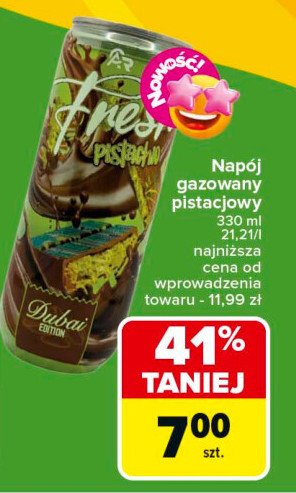 Napój pistacjowy promocja