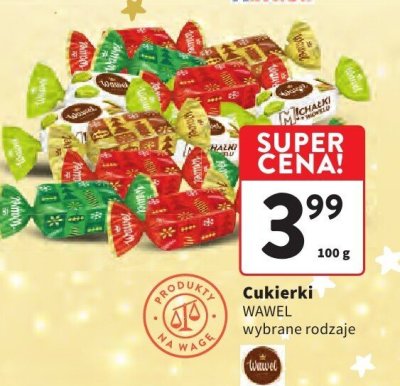 Cukierki Wawel wybrane rodzaje promocja w Intermarche