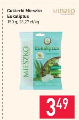 Cukierki eukaliptusowe Mieszko promocja