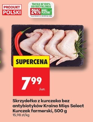 Skrzydełka z kurczaka bez antybiotyków Kurczak farmerski promocja w Biedronka