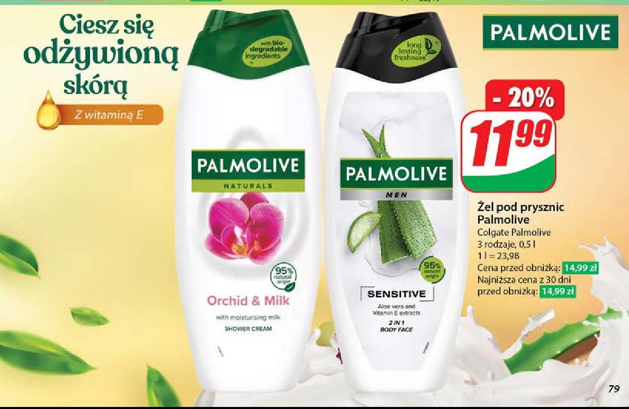 Krem nawilżający mleko i orchidea Palmolive naturals promocja