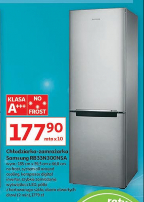 Chłodziarko-zamrażarka rb33n300nsa Samsung promocja