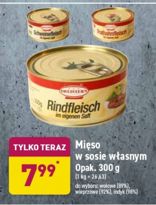Mi臋so wo艂owe w sosie w艂asnym Dreistern promocja