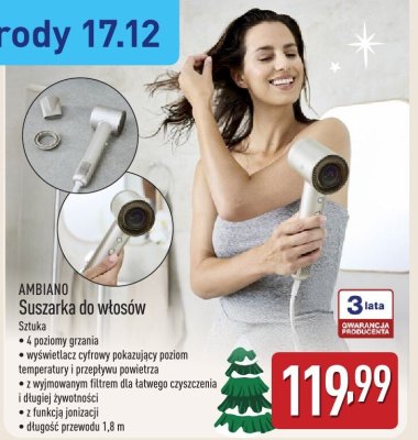 Suszarka do włosów promocja w Aldi