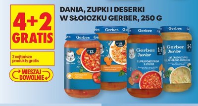Dania, zupki i deserki w słoiczku 250 g promocja w Biedronka