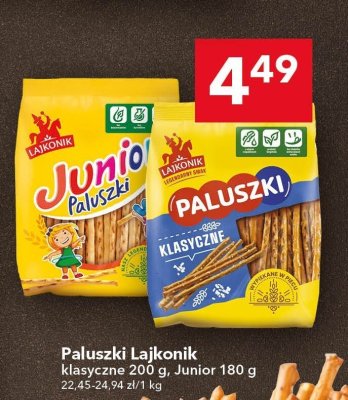 Paluszki Lajkonik klasyczne 200 g promocja w LEWIATAN