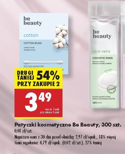 Patyczki higieniczne Be beauty Be beauty care promocja