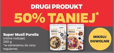 Super Musli, różne rodzaje DRUGIE -50% promocja w Netto