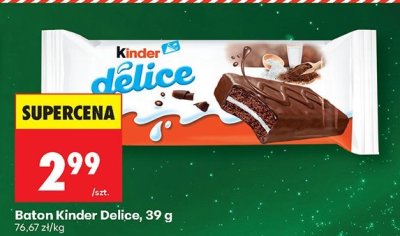Baton Kinder Delice promocja w Biedronka