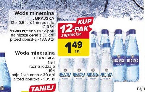 Woda gazowana Jurajska promocja