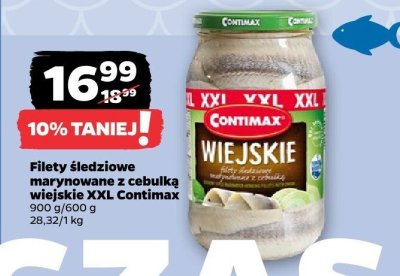 Filety śledziowe marynowane z cebulką wiejskie XXL promocja w Netto