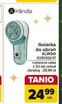 Golarka do ubrań ksr 3102-17 Klindo promocja