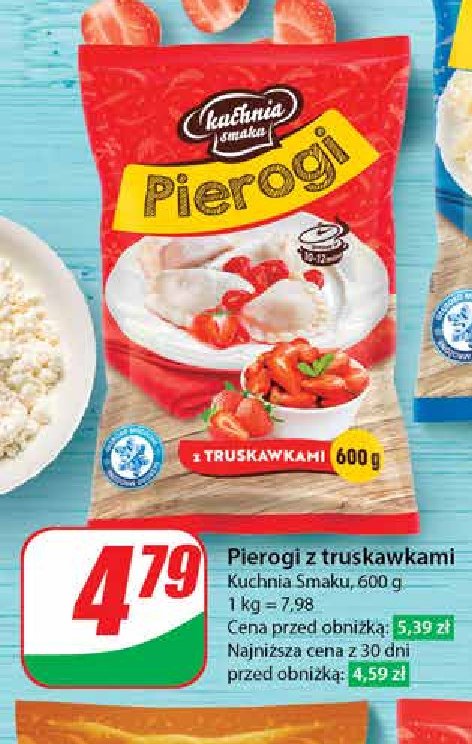 Pierogi z truskawkami Kuchnia smaku promocja