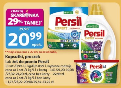 Kapsułki, proszek lub żel do prania Persil promocja w Auchan