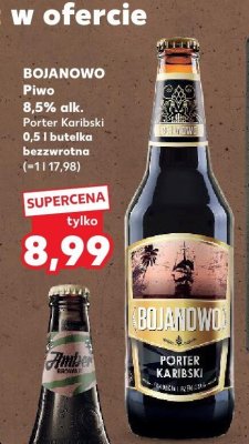 Piwo Porter Karibski bezzwrotna promocja w Kaufland