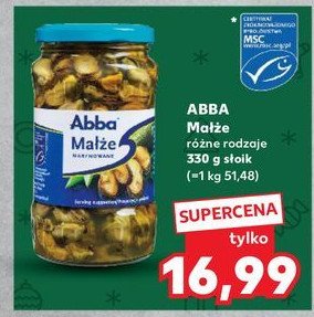 Małże marynowane Abba promocja w Kaufland