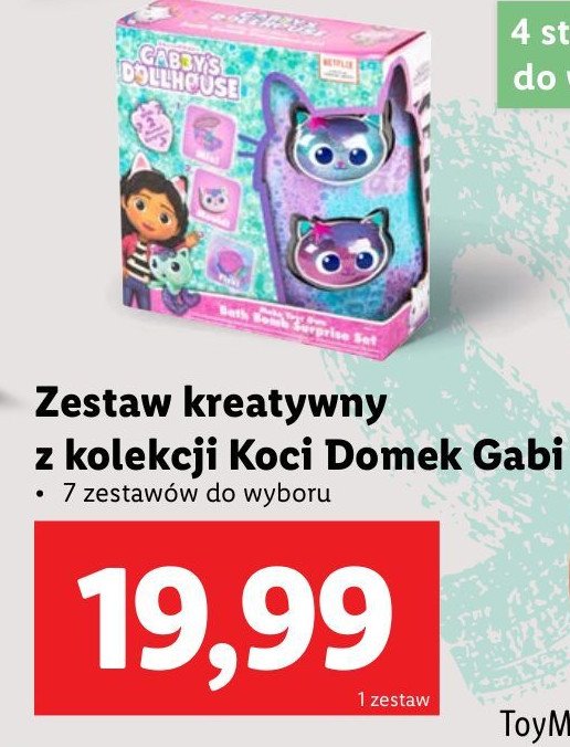 Zestaw kreatywny koci domek gabi promocja w Lidl