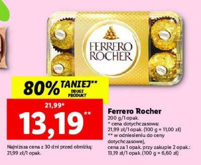 Czekoladki Ferrero rocher promocja