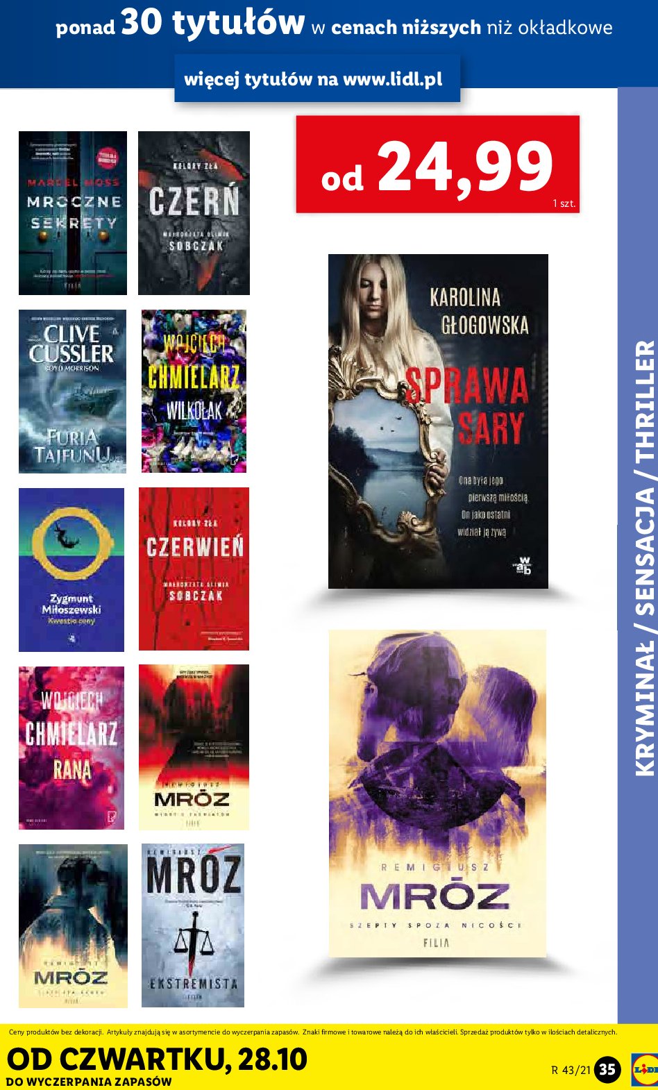 Ma艂gorzata oliwia sobczak "kolory z艂a czerwie艅" promocja