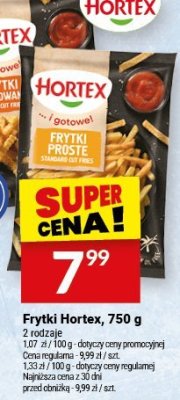 Frytki Hortex, 750 g promocja w Twój Market