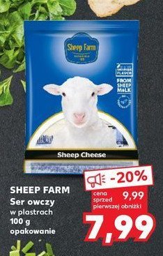 Ser owczy plastry Sheep farm promocja