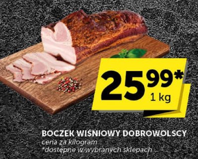Boczek wiśniowy Dobrowolscy promocja w Euro Sklep