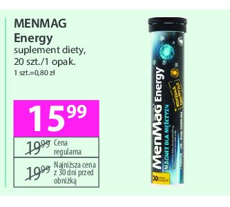 Tabletki z magnezem dla mężczyzn Menmag promocja