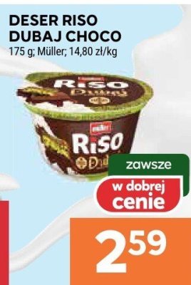 Deser Riso dubaj choco 175g promocja w Stokrotka