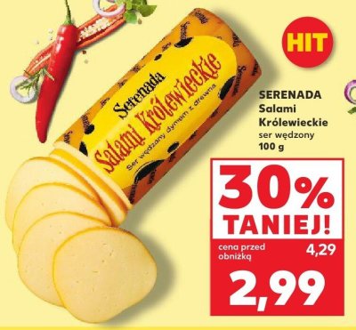 Salami Królewieckie ser wędzony promocja w Kaufland