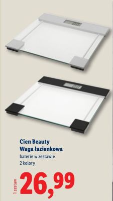 Waga łazienkowa Cien Beauty promocja
