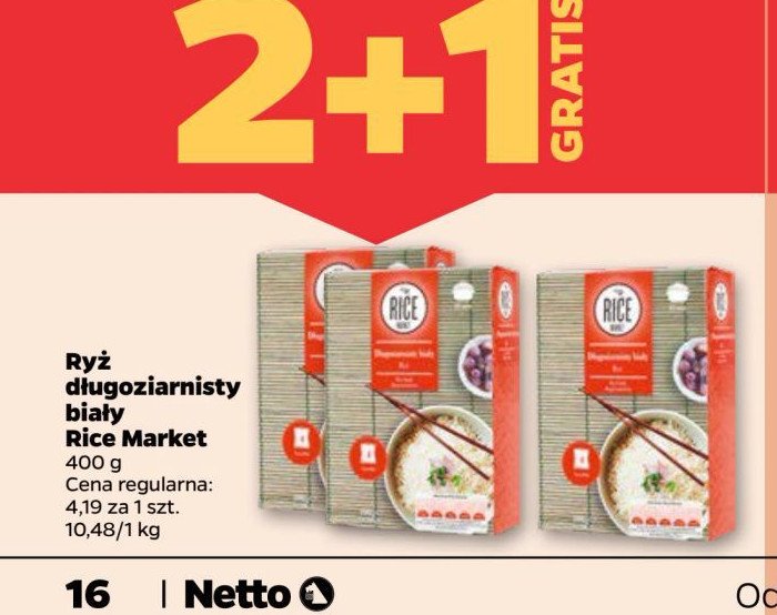 Ryż biały długoziarnisty Rice market promocja