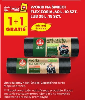 Worki na śmieci Flex 35 l promocja w Biedronka