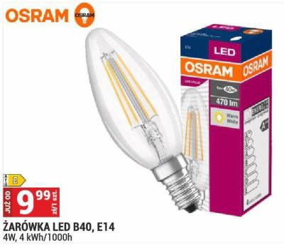 Żarówka LED B40, E14, 4W, 4 kWh/1000h promocja w Merkury Market