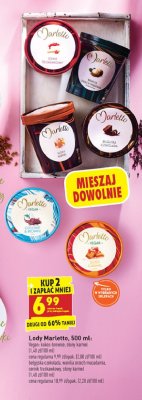 Lody wanilia-orzech makadamia Marletto promocja