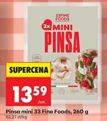 Pinsa mini 33 Fine Foods, 260 g promocja w Biedronka