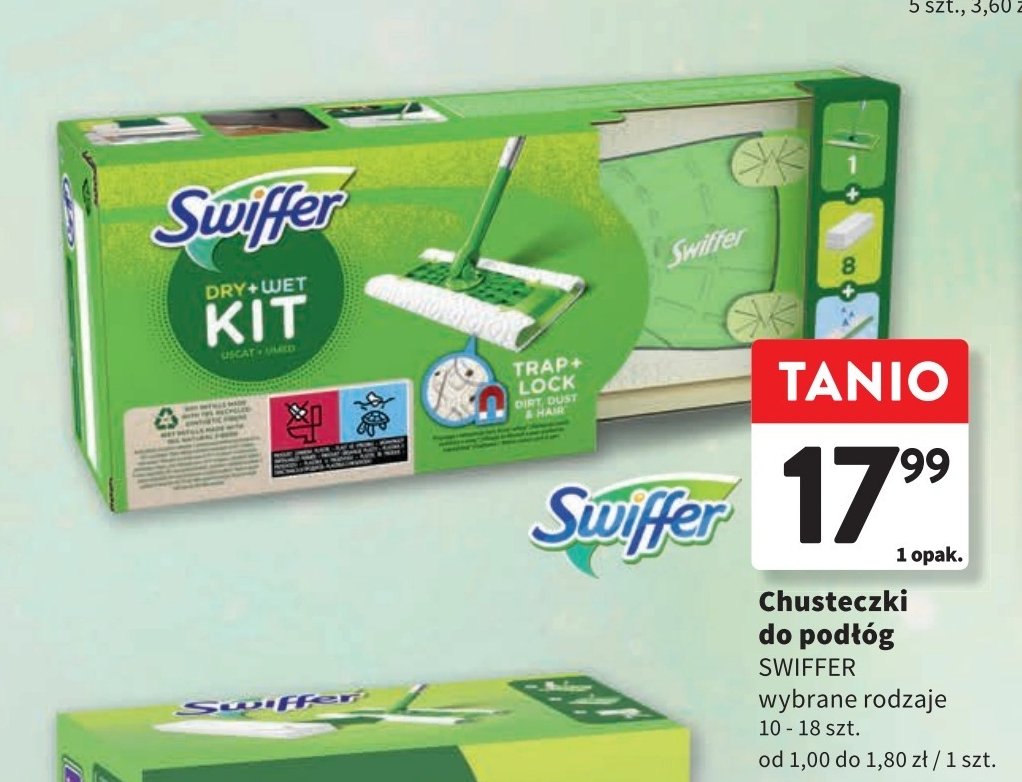 Chusteczki do podłóg Swiffer promocja w Intermarche