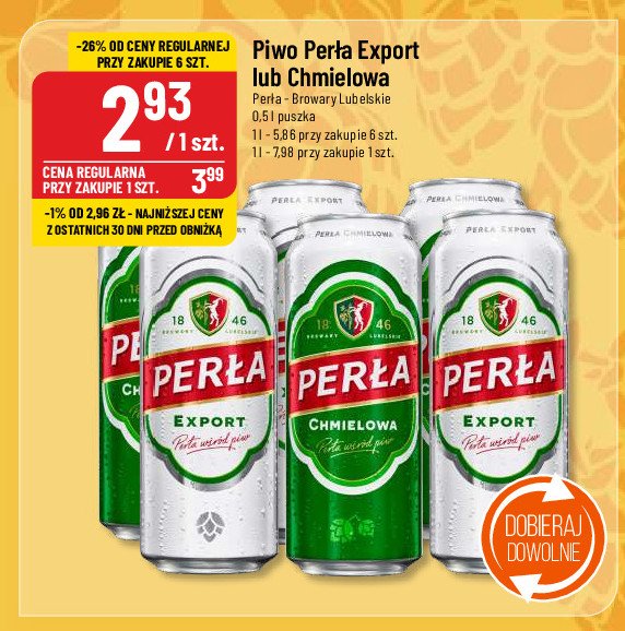 Piwo Perła export promocja w POLOmarket