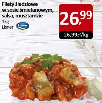 Filety śledziowe w sosie śmietanowym, salsa, musztardzie promocja w Market Point