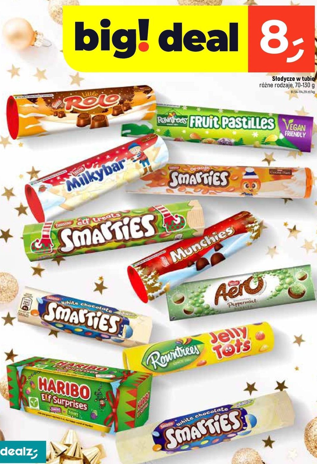 praliny w tubce MUNCHIES (NESTLE) promocja