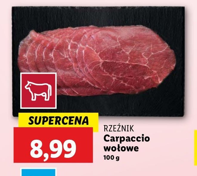 Carpaccio wo艂owe Rze藕nik codzienna dostawa promocja