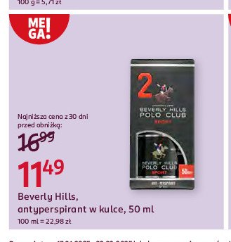 Antyperspirant Beverly hills polo club sport 2 promocja