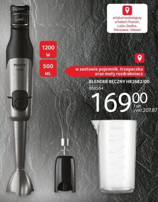 BLENDER RĘCZNY HR2682/00 promocja w Selgros