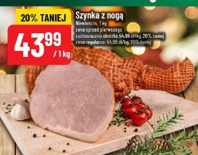 Szynka z nogą promocja w POLOmarket