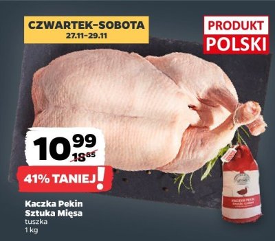 Kaczka Pekin Sztuka Mięsa tuszka promocja w Netto