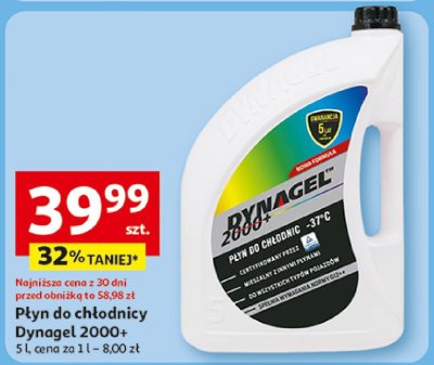 Płyn do chłodnicy Dynagel 2000+ 5L promocja w Auchan