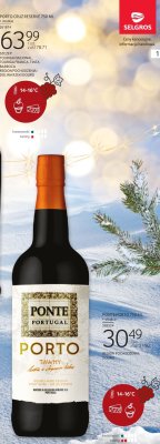 Wino Ponte Porto 750 ML promocja w Selgros