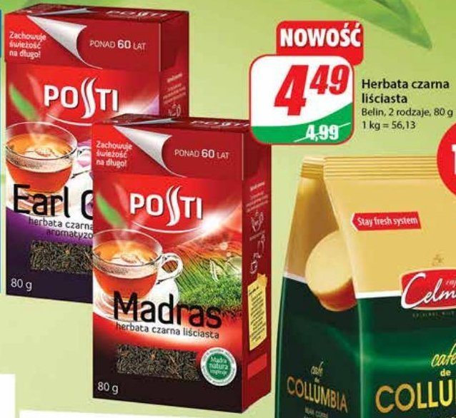 Herbata POSTI EARL GREY promocja