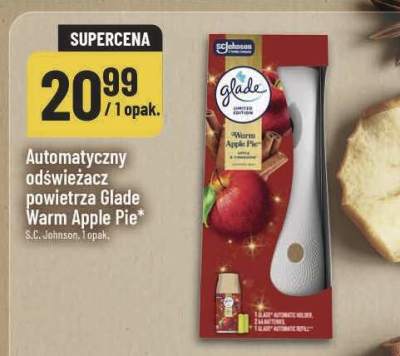 Automatyczny odświeżacz powietrza Warm Apple Pie Glade promocja w POLOmarket