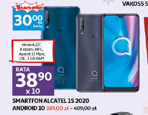 Smartfon 1s szary Alcatel promocja